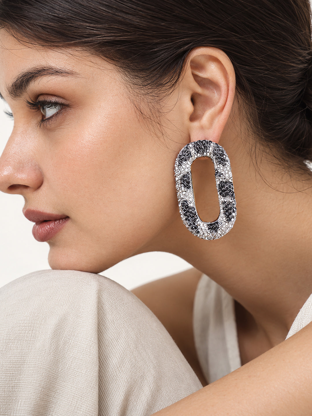The Nova Crystal Link Earrings