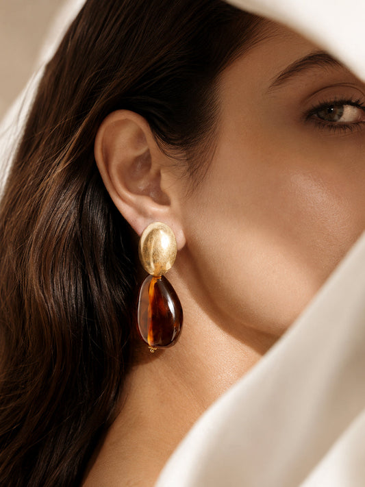 The Sapphire Glow Earrings