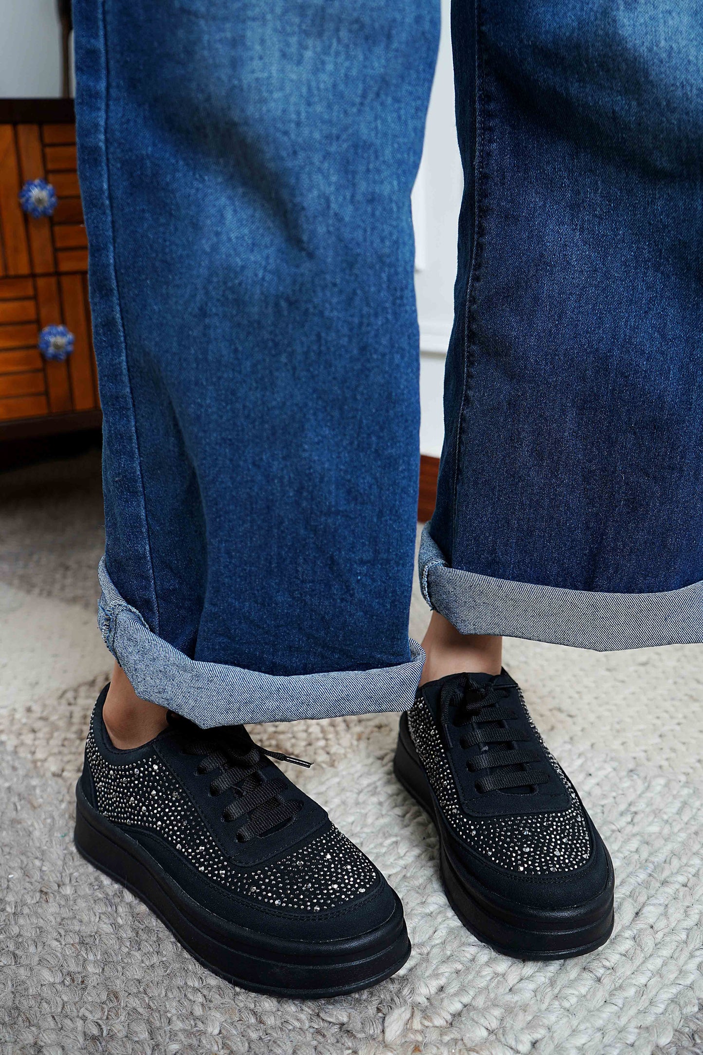 Black Smart Casual  Shoes