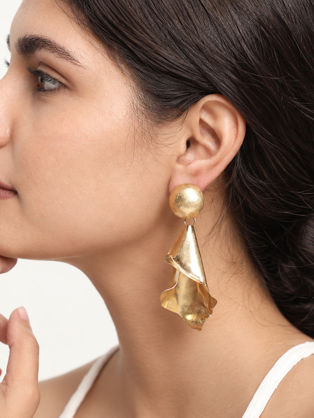 The Aurora Geometric Drop Earrings