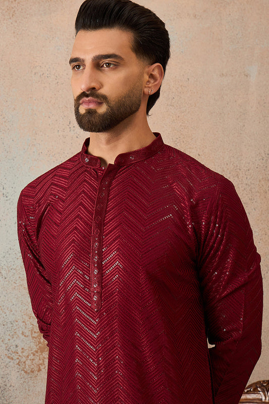 ethnic-bay-maroon-rayon-embroidered-straight-kurta-with-trousers-mkset2188