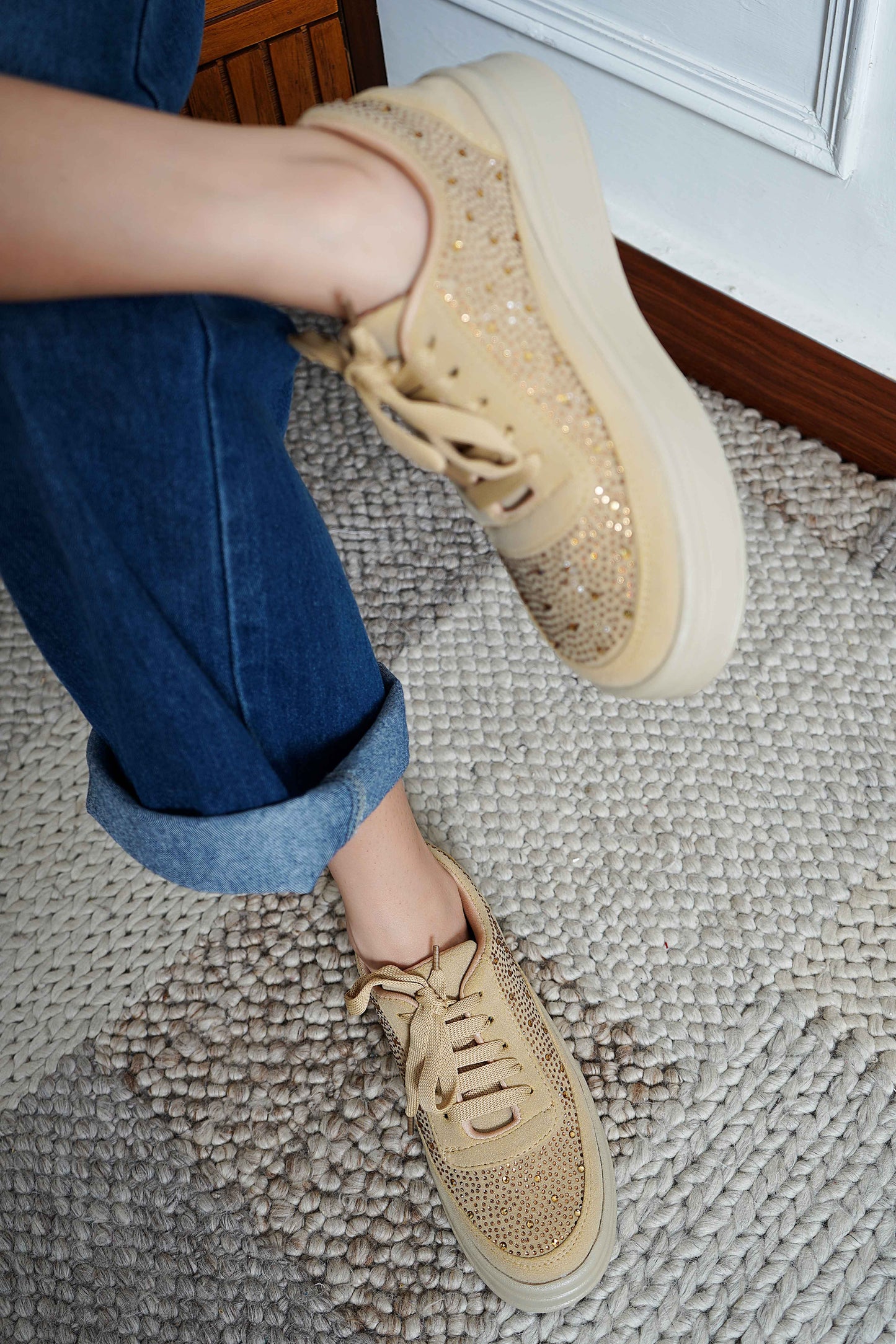 Beige Smart Casual  Shoes