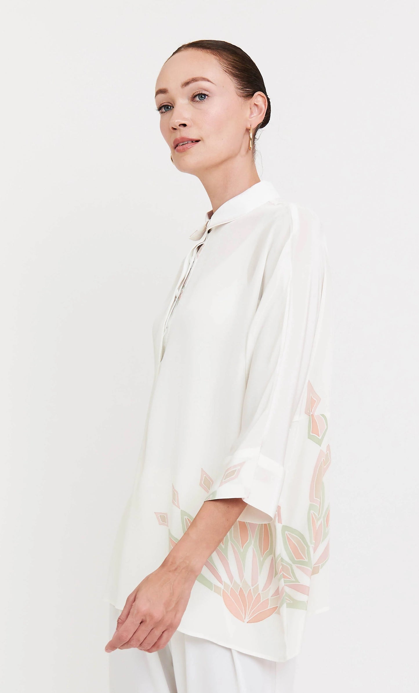 Women's Roman Silk Blend Co-Ords (Top Only)