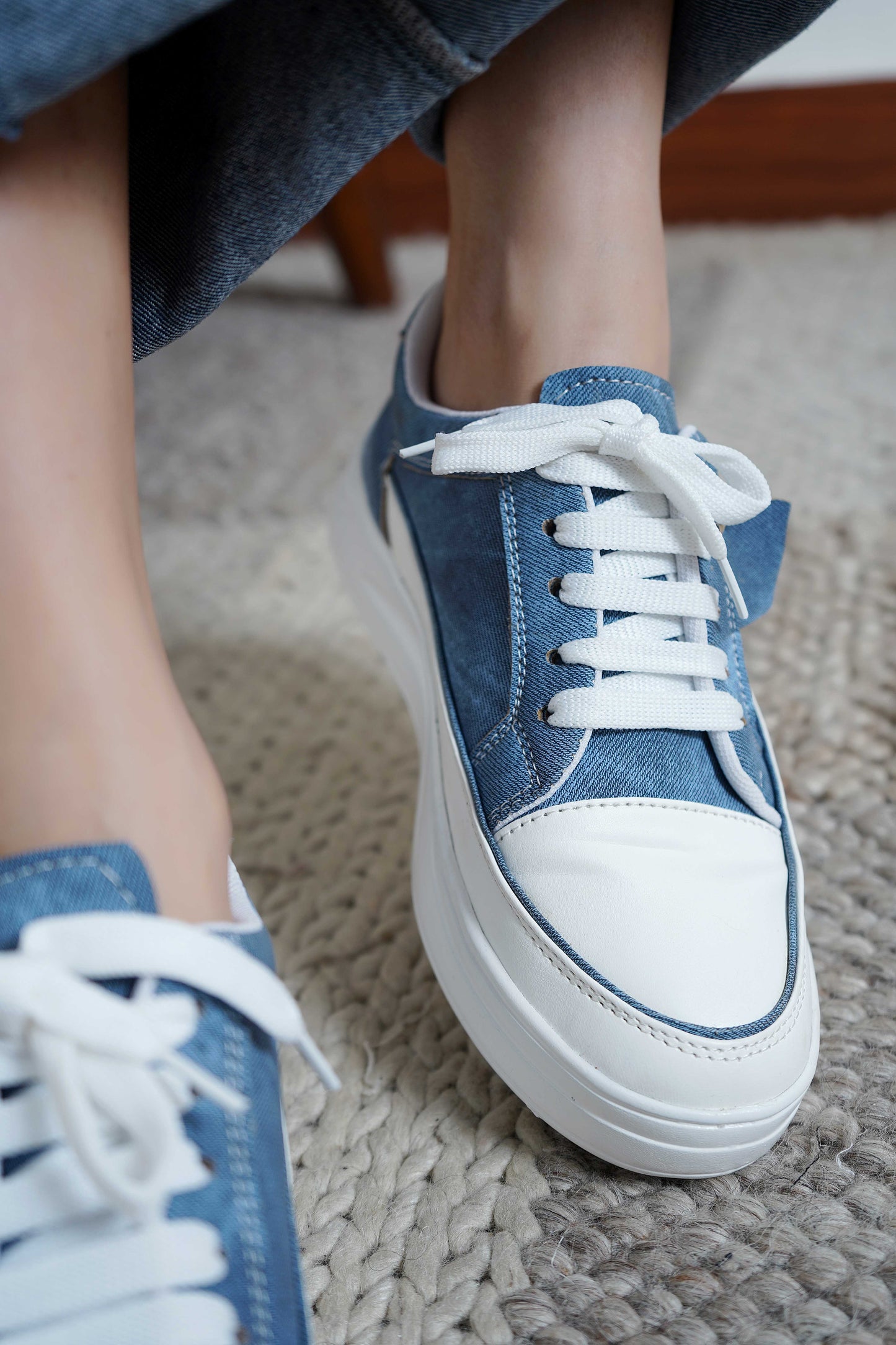 Blue Smart Casual  Shoes