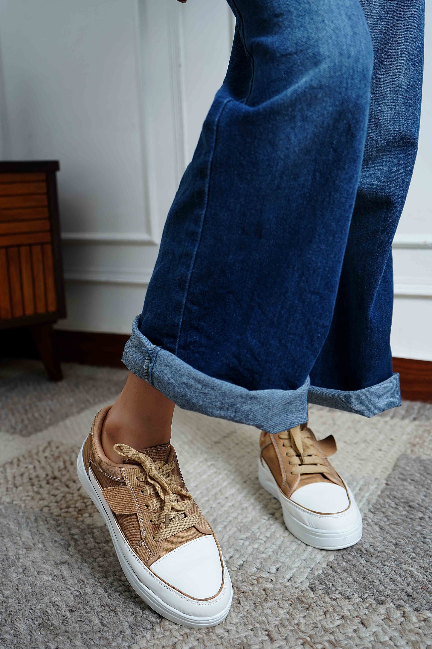 Beige Smart Casual  Shoes