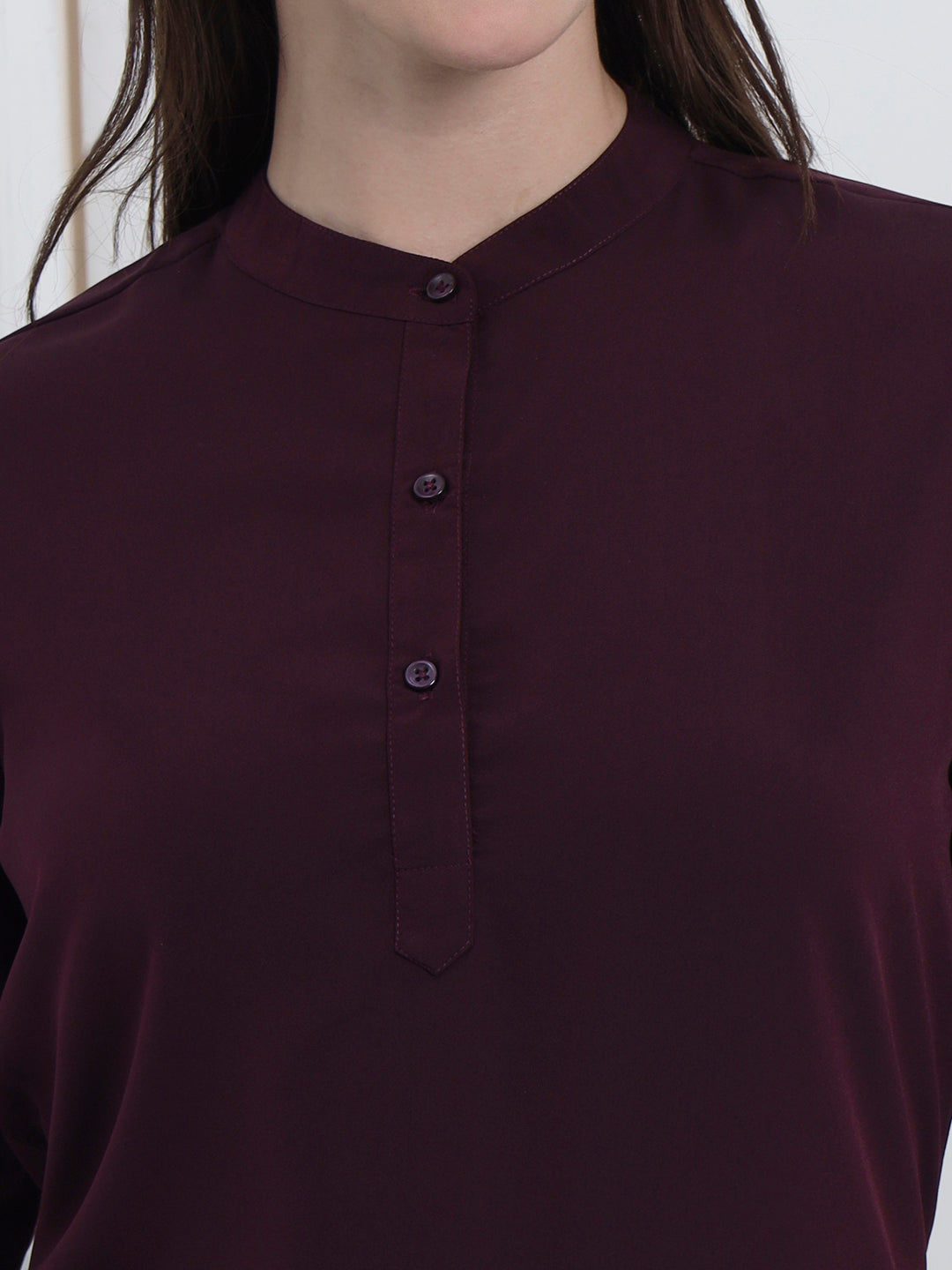 women high neck regular sleeve top 4