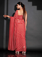 Tikhi Imli - Ethnic Motifs Printed Ready To Wear Saree