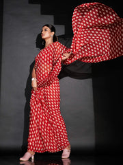 Tikhi Imli - Ethnic Motifs Printed Ready To Wear Saree