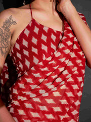 Tikhi Imli - Ethnic Motifs Printed Ready To Wear Saree