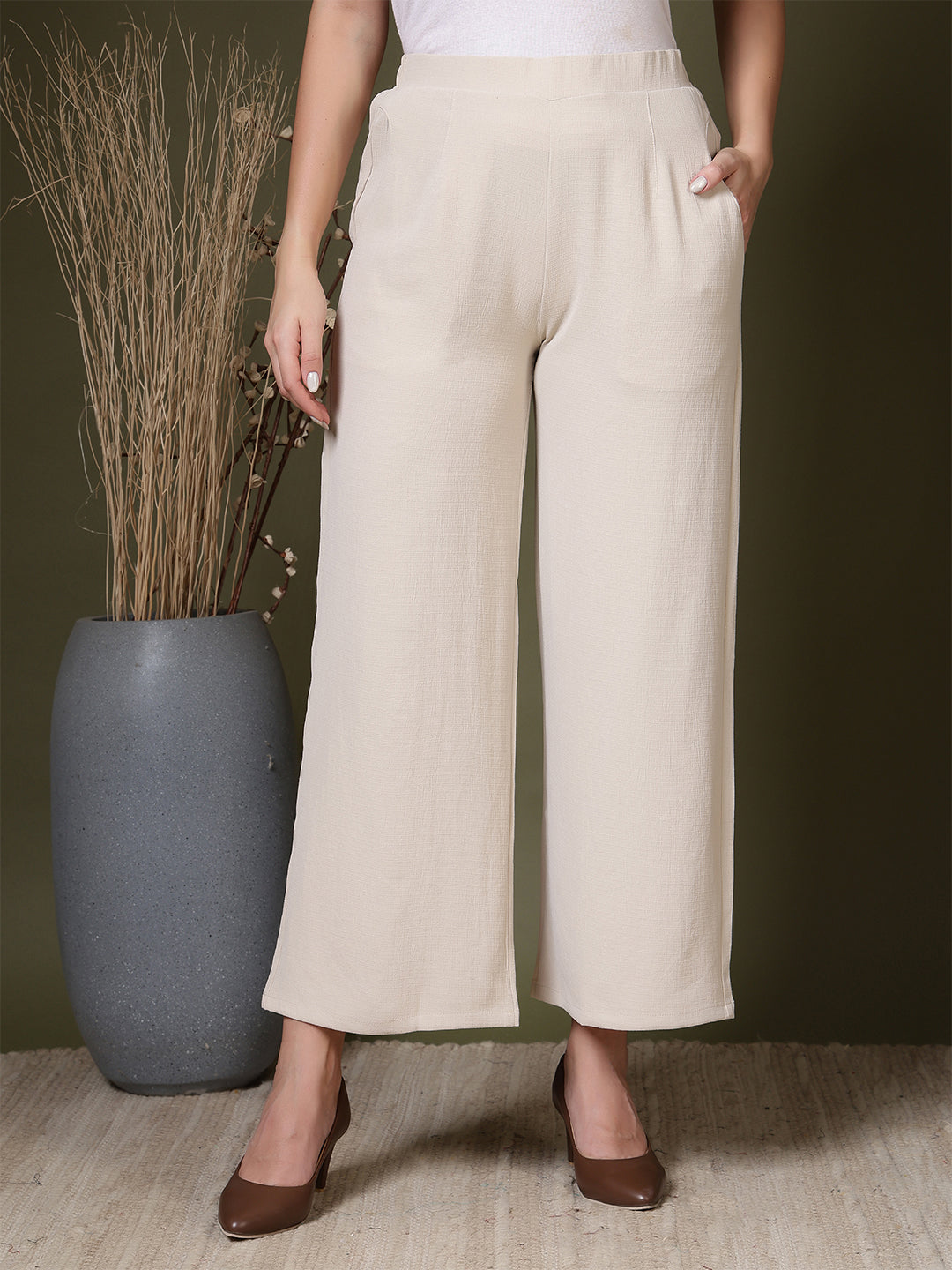 women high waist wide leg palazzo pants 2