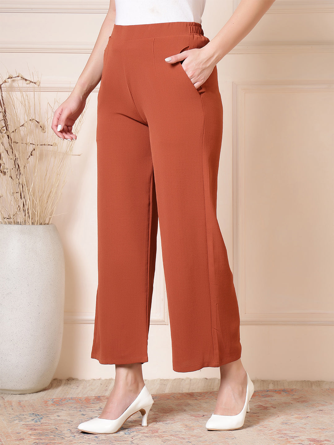 women high waist wide leg palazzo pants 2