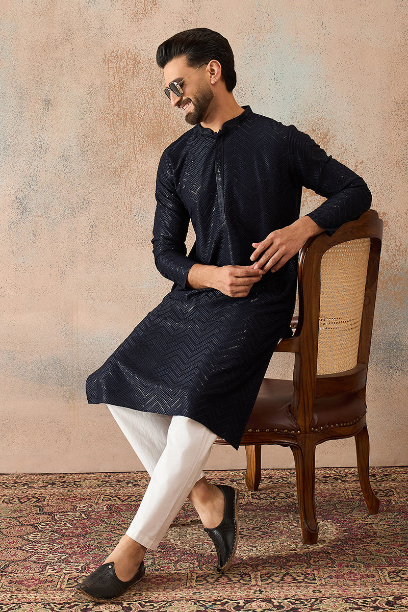 ethnic-bay-blue-rayon-embroidered-straight-kurta-with-trousers-mkset2189