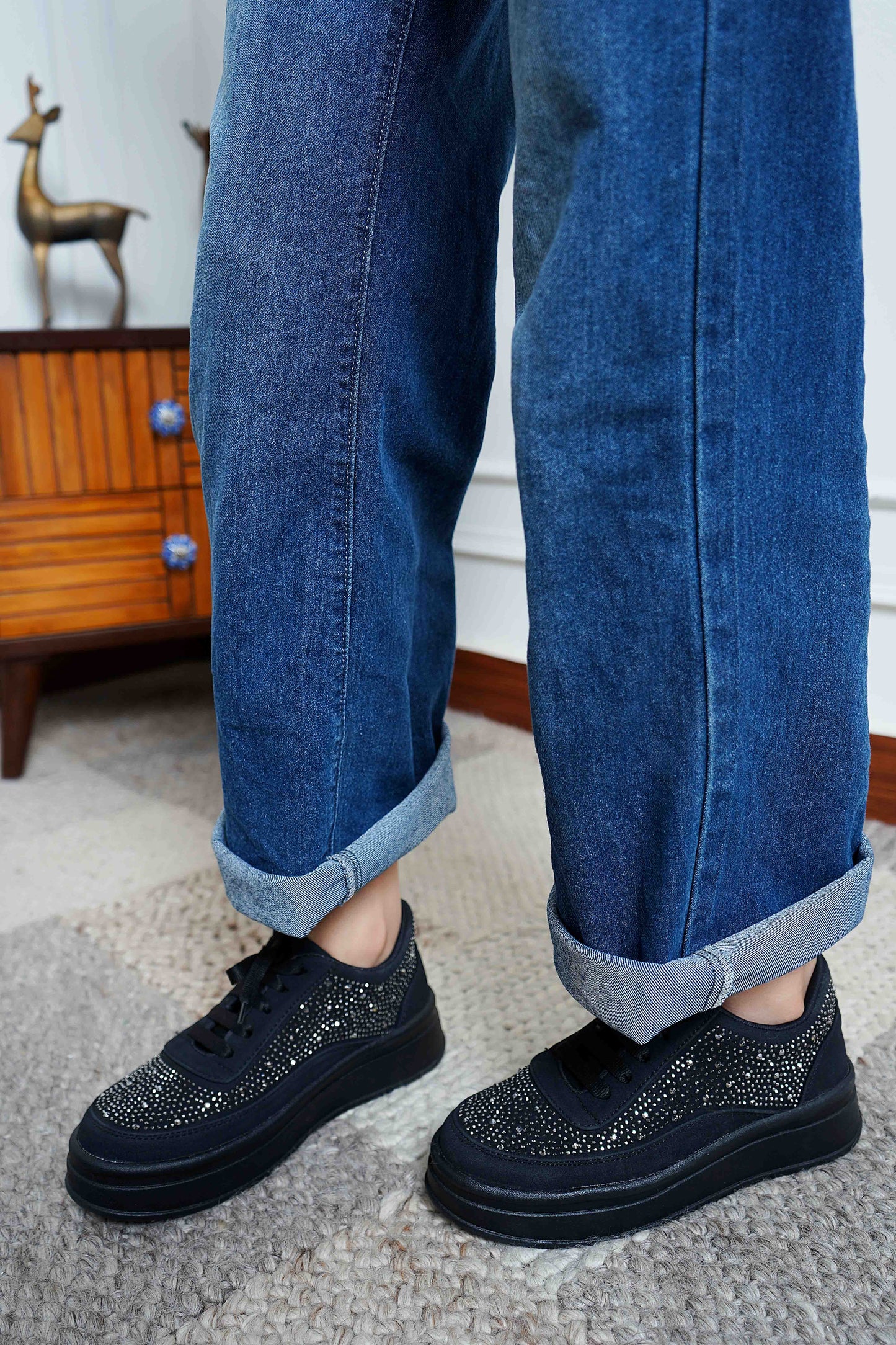 Black Smart Casual  Shoes