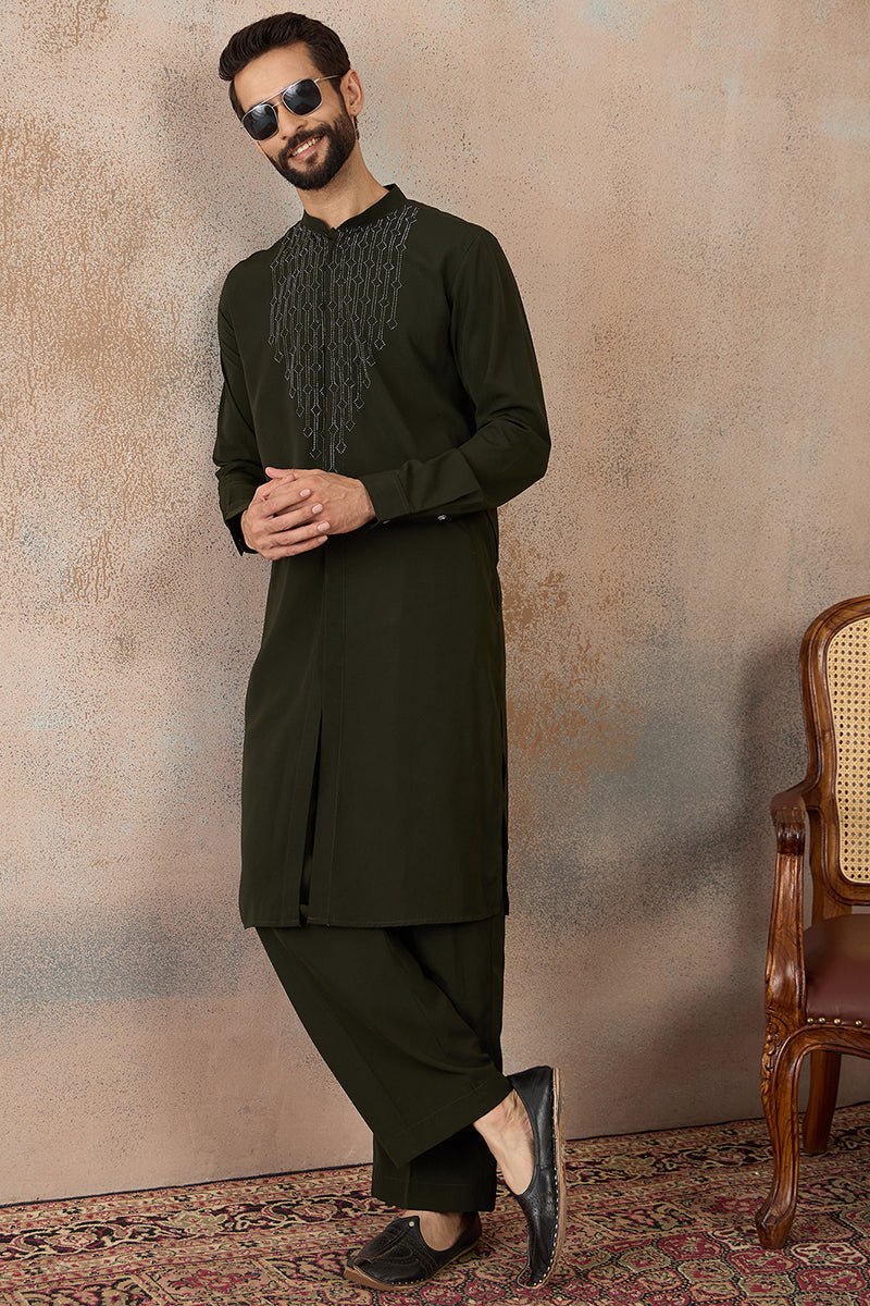 ethnic-bay-men-green-silk-blend-ethnic-motifs-printed-kurta-with-trouser-mkset2391