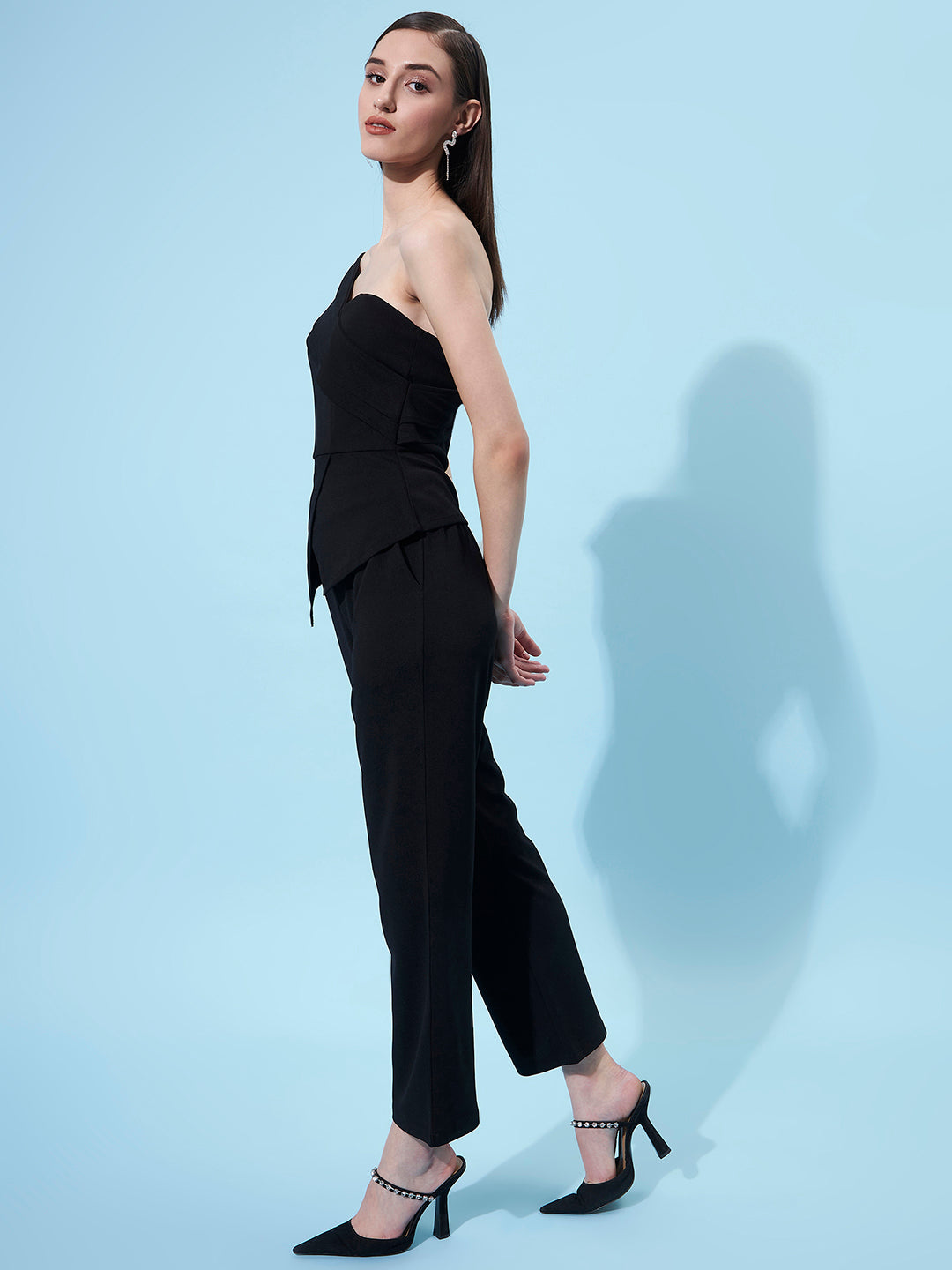 athena women one shoulder top trousers co ords