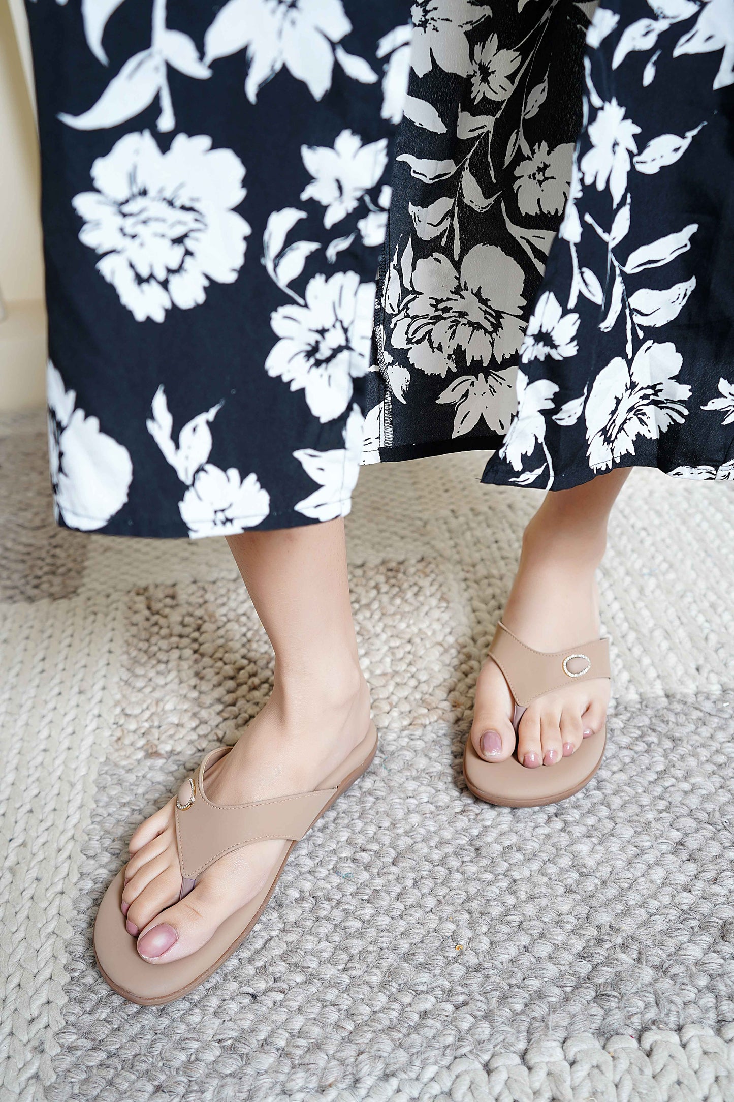 Taupe Casual Flats