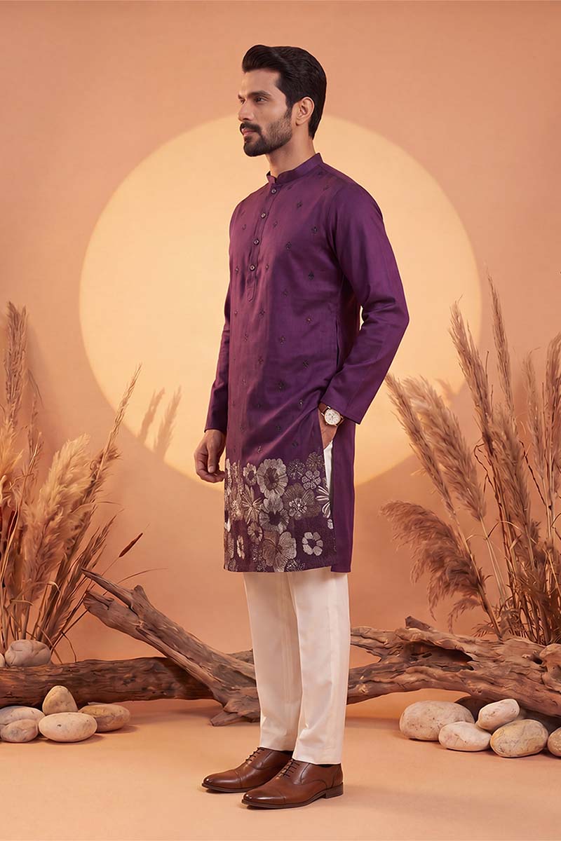 ethnic-bay-mens-violet-silk-blend-solid-embroidered-kurta-with-trousers-mkset2104