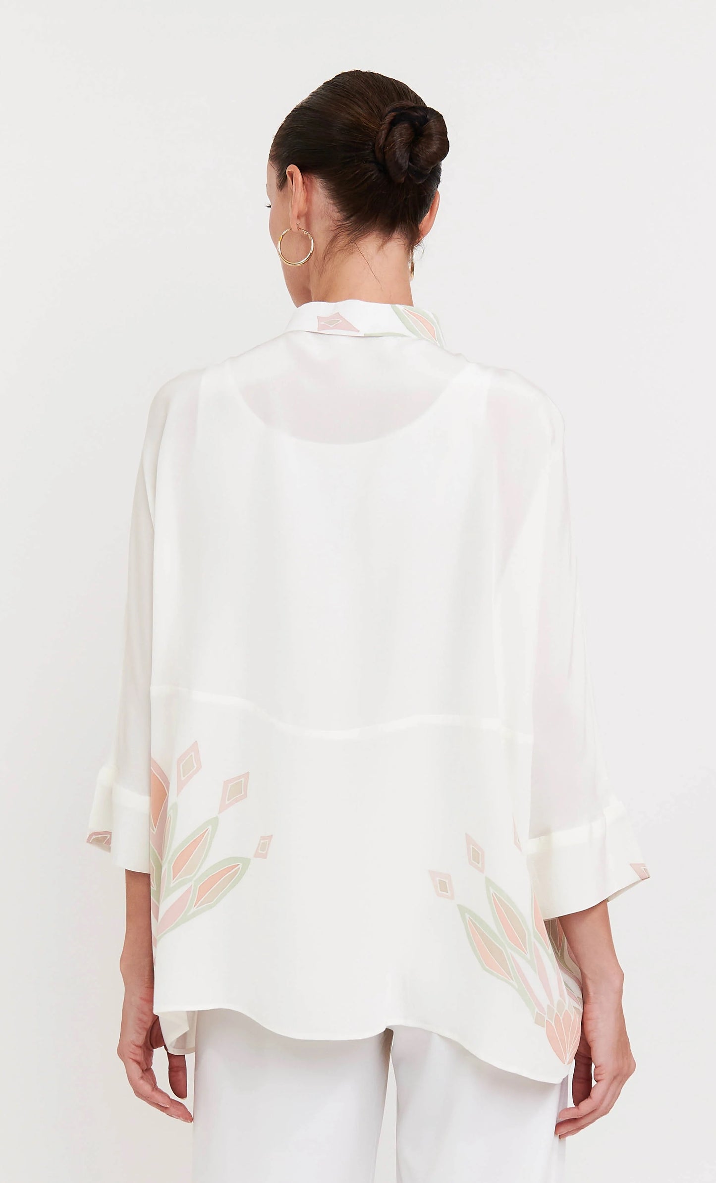 Women's Roman Silk Blend Co-Ords (Top Only)