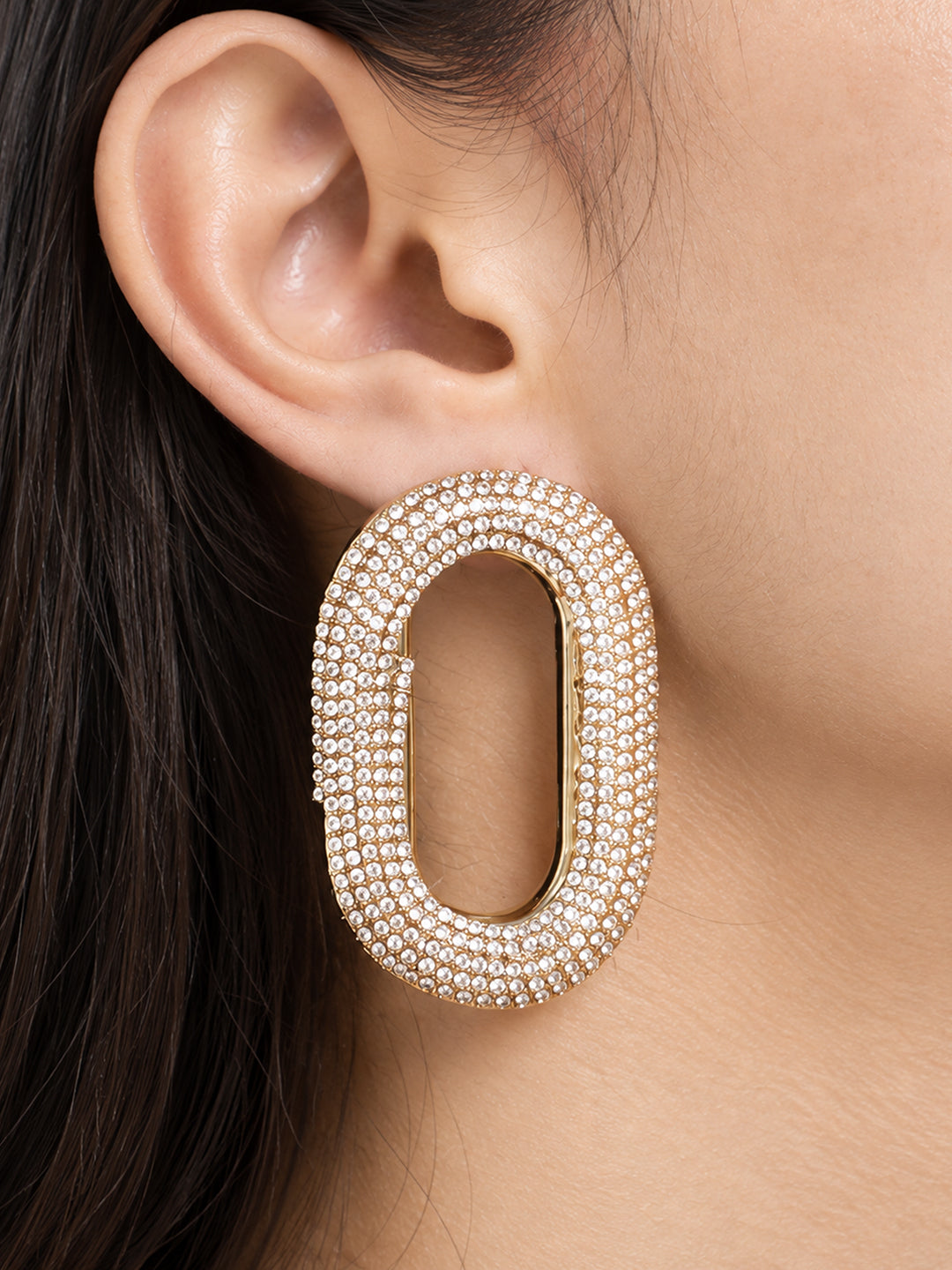 The Solstice Crystal Link Earrings