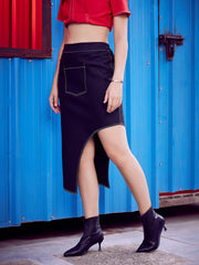 athena a line asymmetric skirt