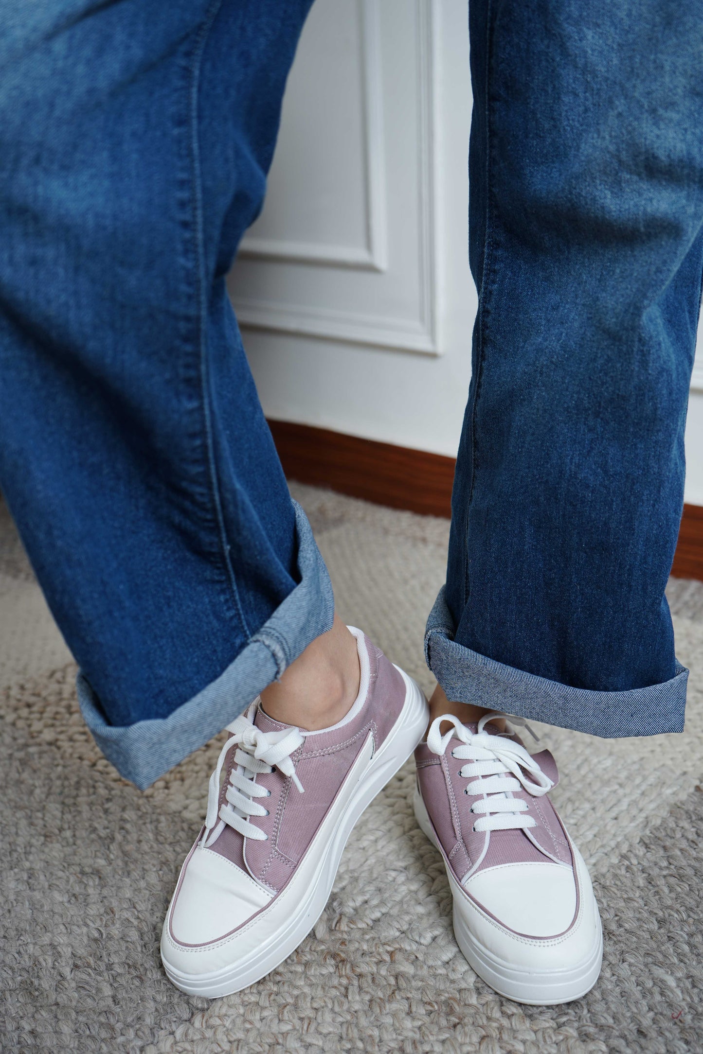 Peach Smart Casual  Shoes