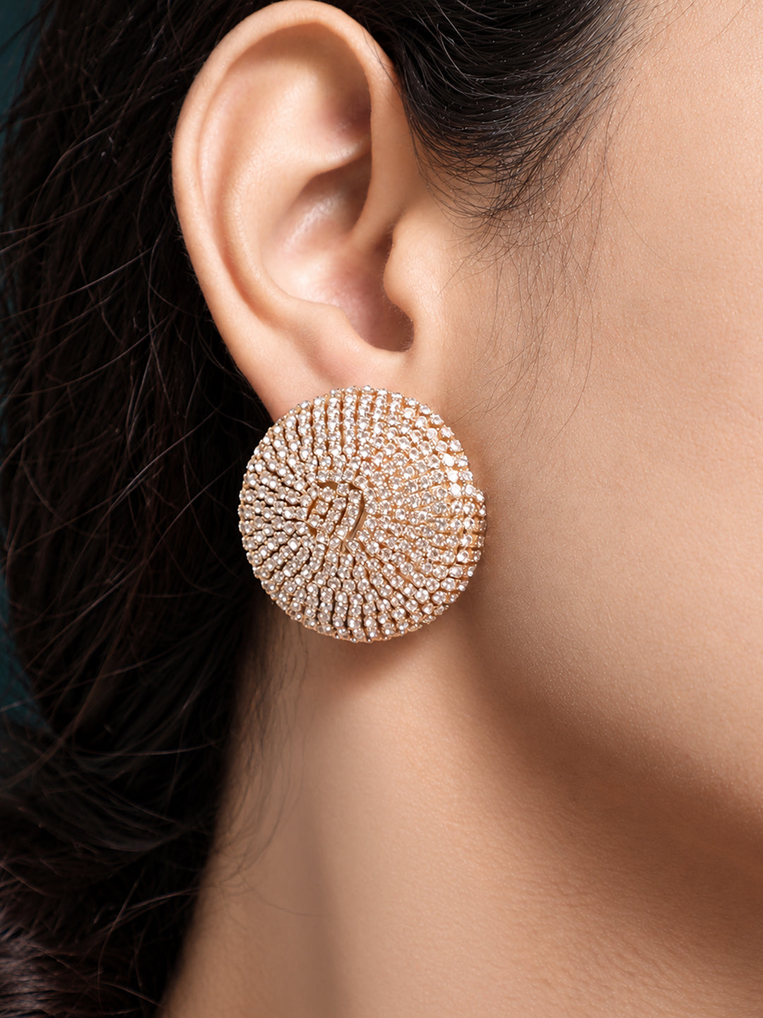 The Aura Dome Stud Earrings