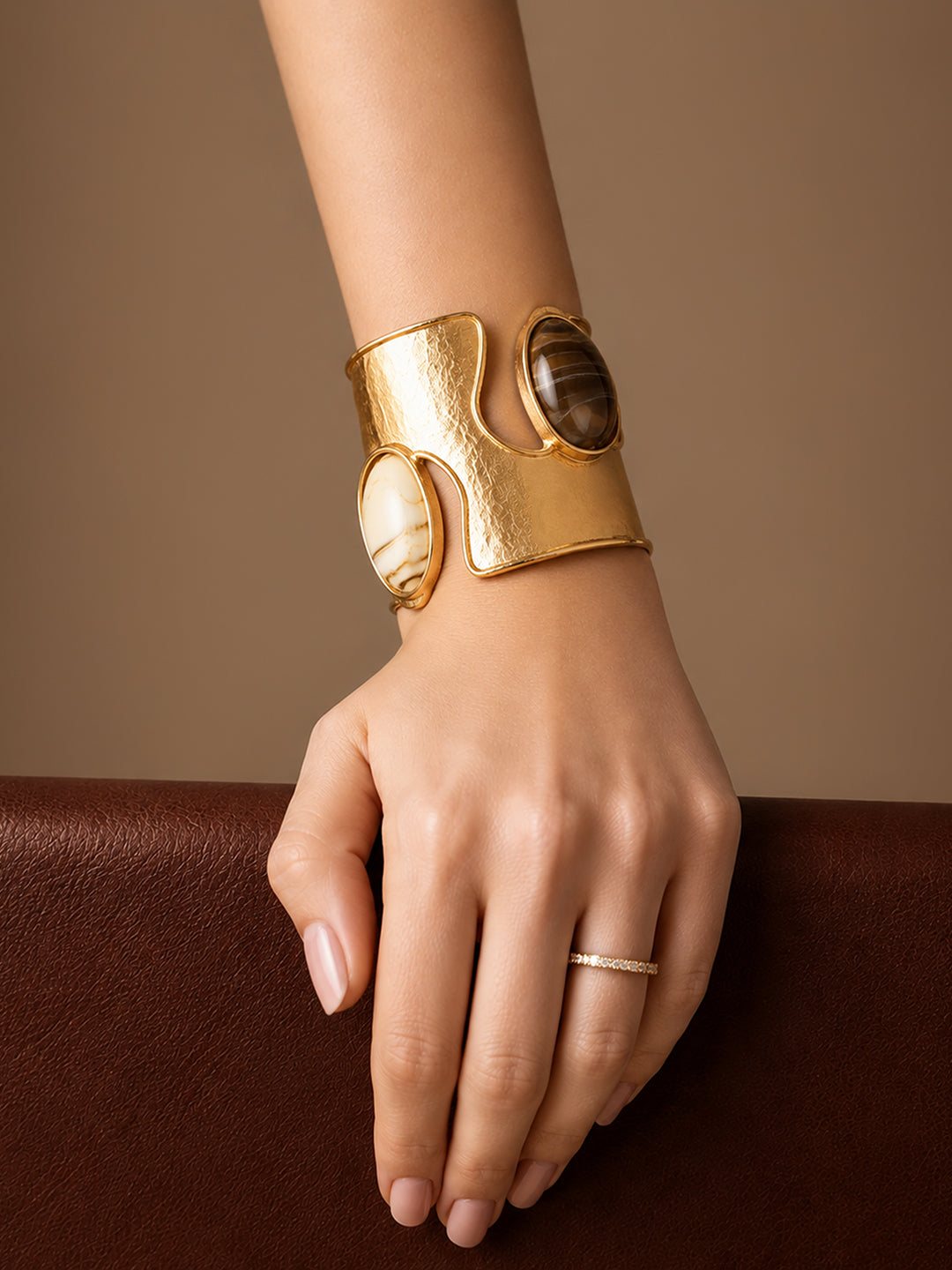 The Midnight Eclipse Stone Cuff