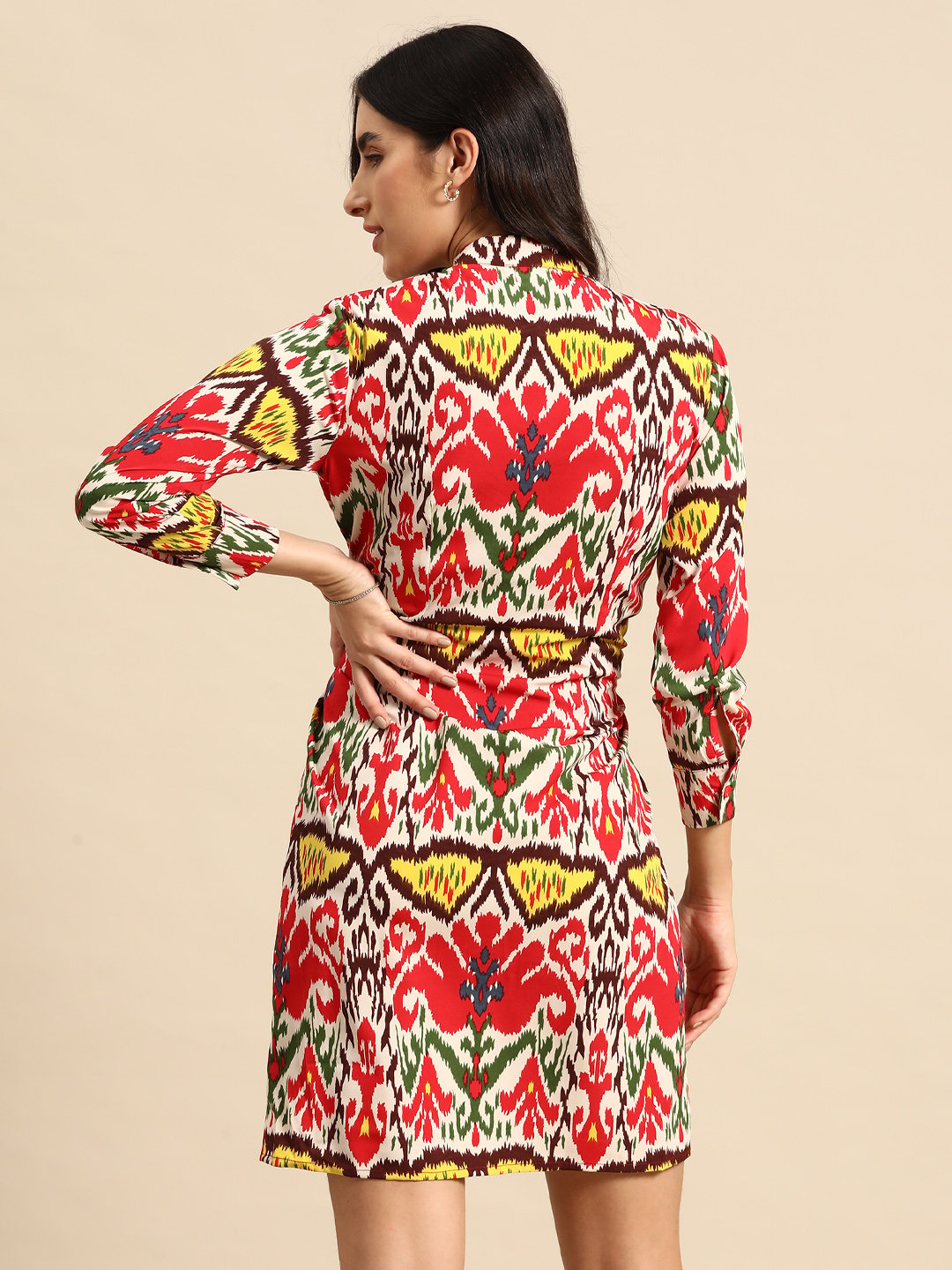 MABISH - Front tie up shirt dress