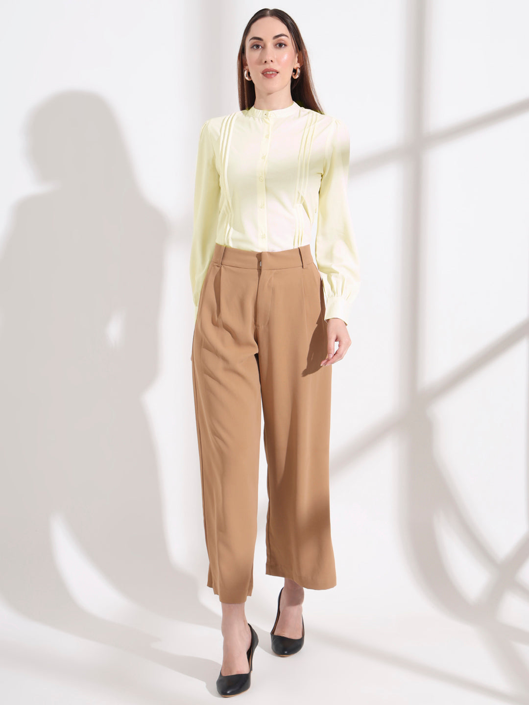 womens pleated formal shirts 4