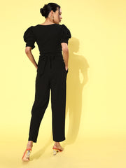 athena women stylish black solid co ords