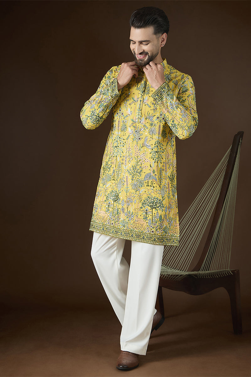 ethnic-bay-yellow-georgette-solid-embroidered-kurta-with-trouser-mkset2727