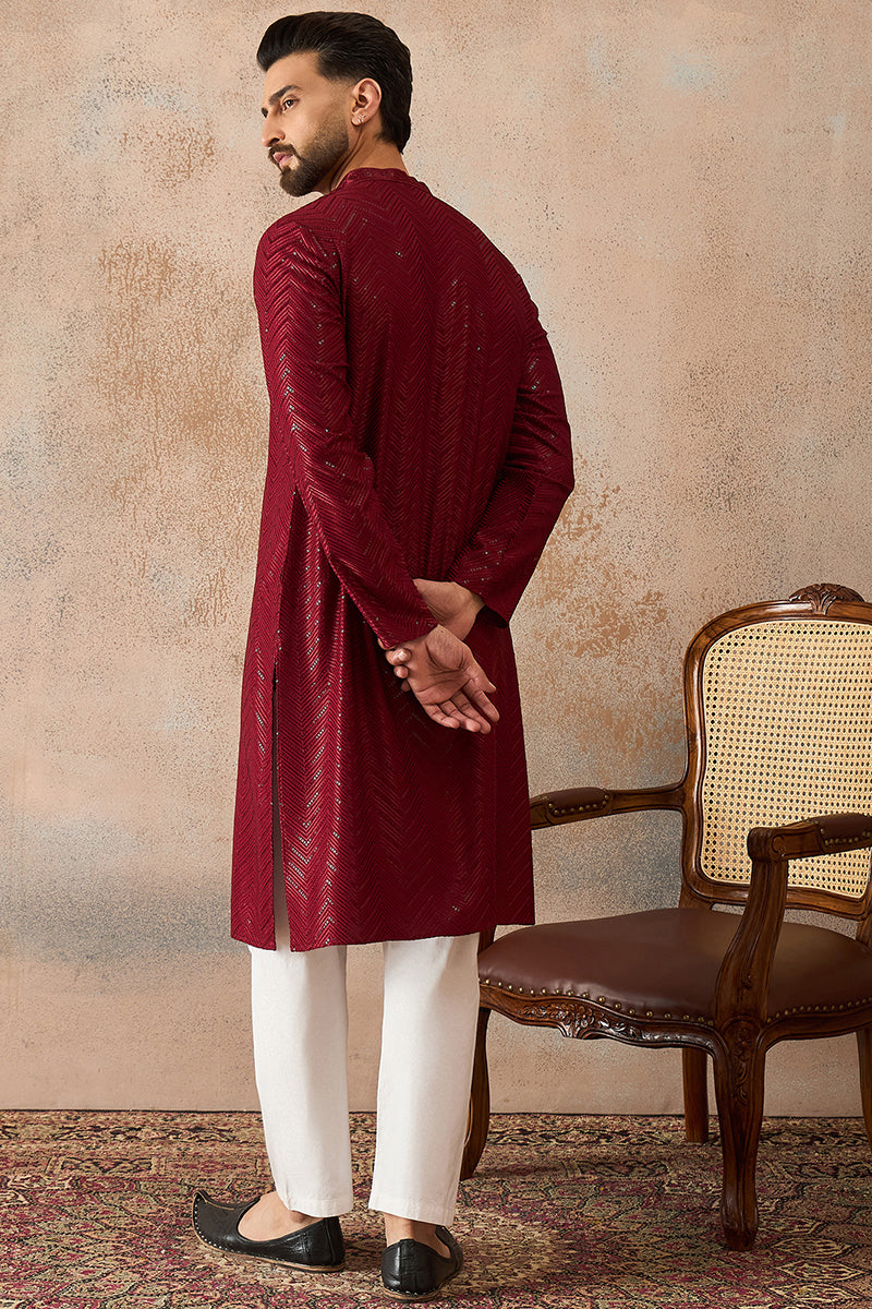 ethnic-bay-maroon-rayon-embroidered-straight-kurta-with-trousers-mkset2188