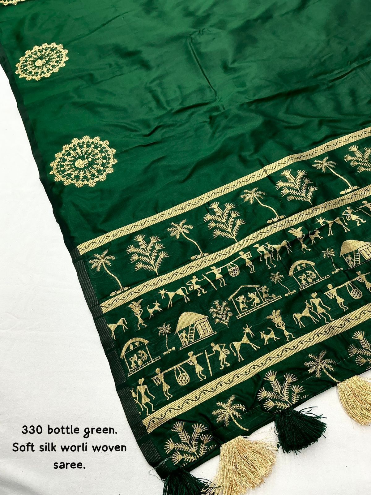 Soft Poly Silk saree with stylish prints