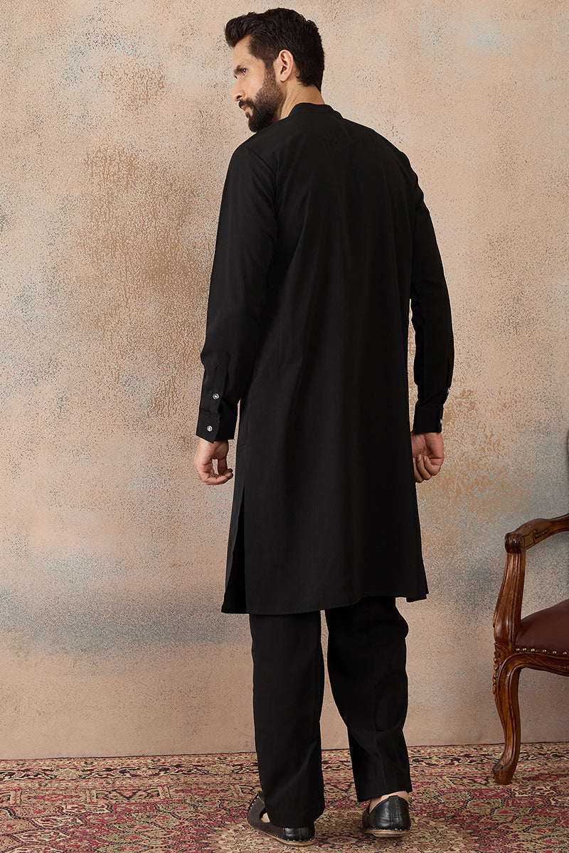 ethnic-bay-men-black-viscose-rayon-ethnic-motifs-printed-kurta-with-trouser-mkset2392