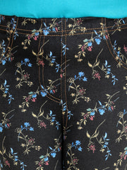 Girls Cotton Floral Printed Jegging