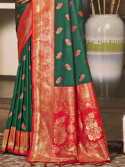 Silk Green Chaitanya Silk Saree
