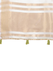 Orange Gold Cotton Ready-to-Wear Saree – Simplicity Meets Effortless Grace
