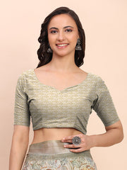 peach canvas of culture linen cotton saree