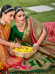 Majestic Pure Kanjivaram Silk Saree | Bridal Heritage Collection | Limited Edition