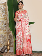 crafted in culture a linen cotton saree