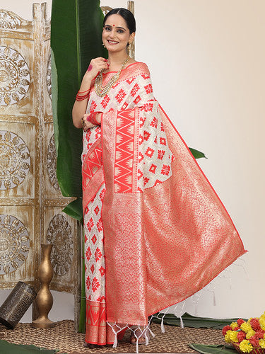 Folk in Fabric a linen cotton saree