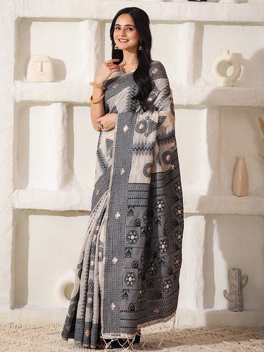 kalamkari katha cotton saree