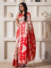 desi varnam A linen cotton saree