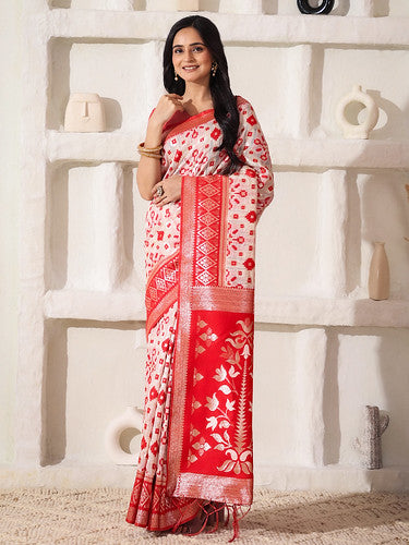 Handloom heritage cotton saree