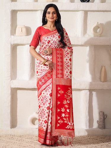 Handloom heritage cotton saree