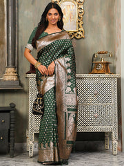 Majestic Pure Kanjivaram Silk Saree | Bridal Heritage Collection | Limited Edition