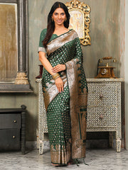 Majestic Pure Kanjivaram Silk Saree | Bridal Heritage Collection | Limited Edition