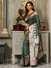 Majestic Pure Kanjivaram Silk Saree | Bridal Heritage Collection | Limited Edition