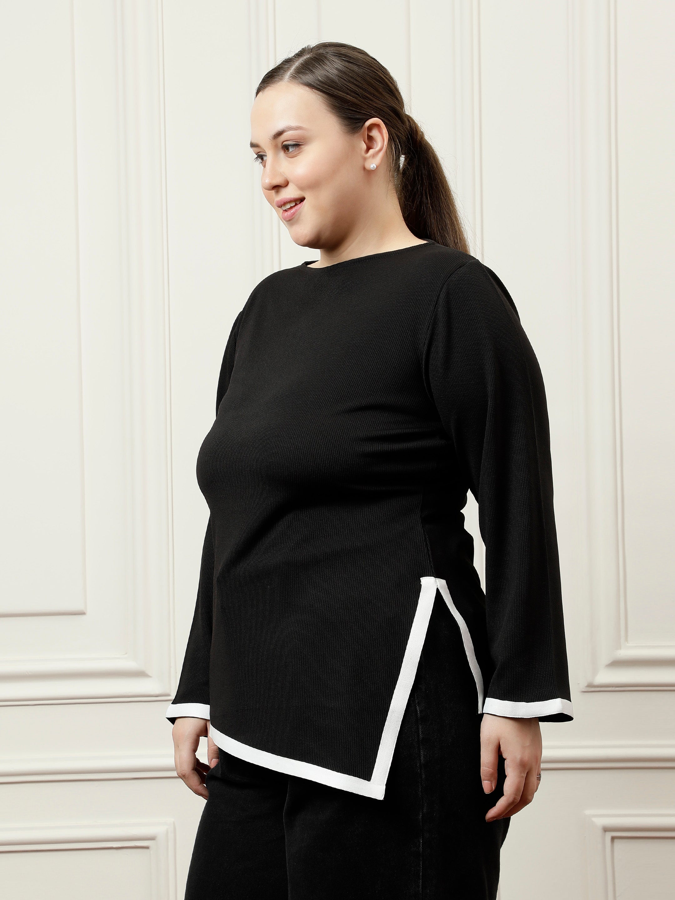 athena ample colourblocked top