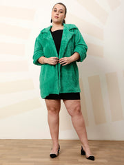 athena ample front open overcoat
